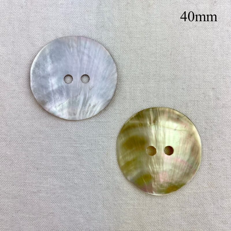 Giant Black Lip Oyster Shell Buttons
