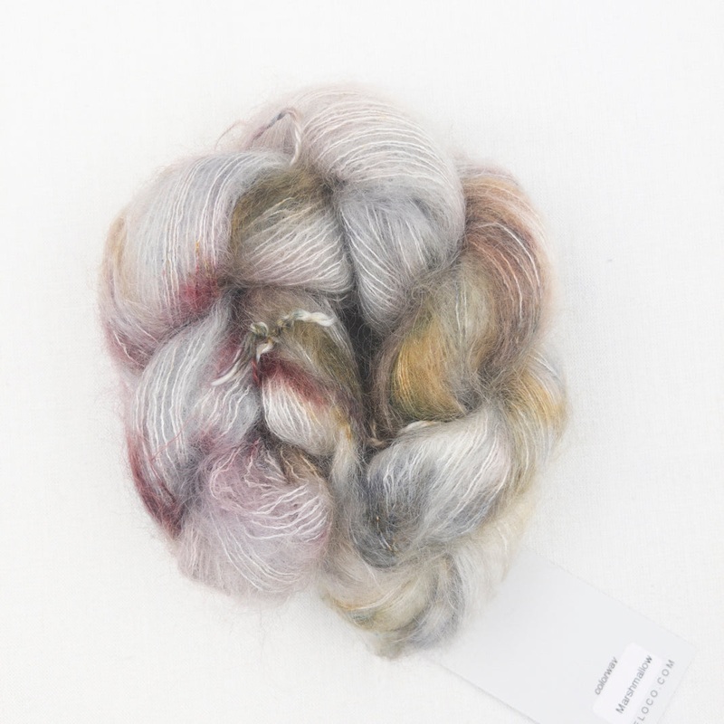 Hue Loco Mohair Lace|Beatnik|Chartreuse|Cracked Pepper|Emerald|Fern|Fjord|Folklore|Gooseberry|Honey|Larkspur|Marshmallow|Ohana|Overacheiver|Pear|Peony|Polaris|Sage|Sangria|Sapphire|Simmer|Snowshoe|Spruce|Squad Goals|Tulip