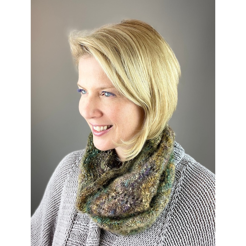 Tanglewood Chevron Cowl Knitting Kit | Tanglewood Cashmere & Knitting Pattern (#182-3)