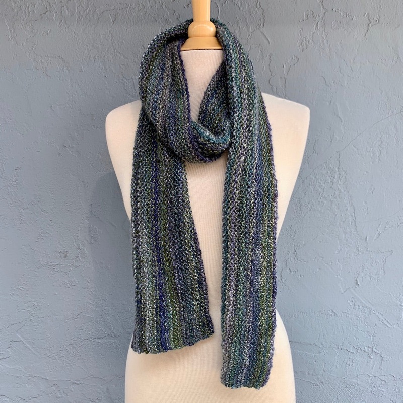 Tanglewood Garter Scarf Knitting Kit | Tanglewood Cashmere & Knitting Pattern (#182-4)