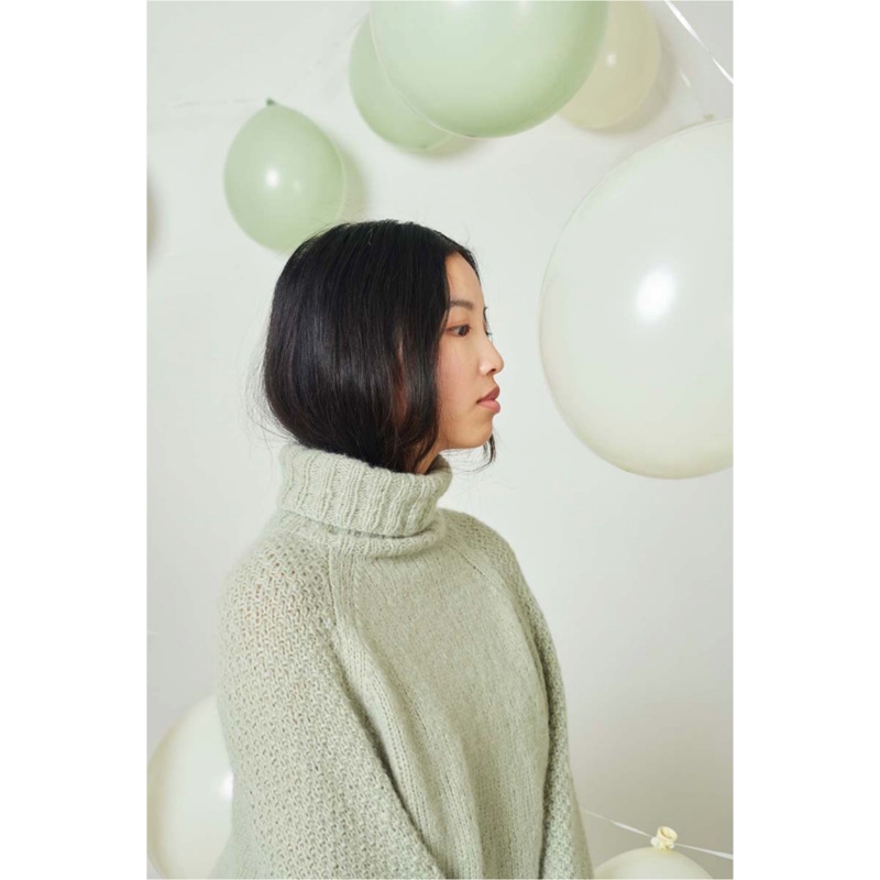 Eleanor Pullover Knitting Kit | Lang Yarns Malou Light & Knitting Pattern (278-15)