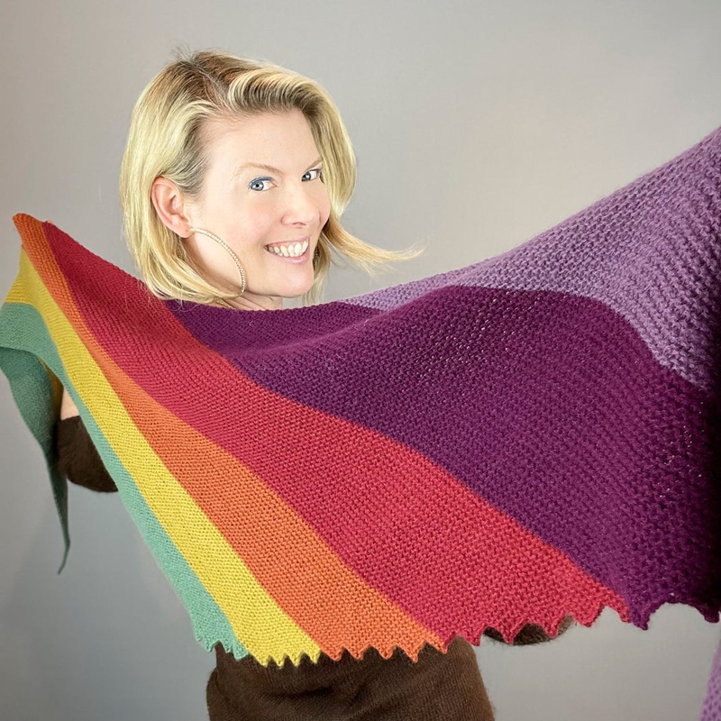 Hitchhiker (Cashmere Premium version) Knitting Kit | Lang Yarns Cashmere Premium & Knitting Pattern (#408)