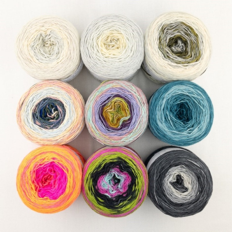 Artyarns Cashmere Ombr|7H47|71023|71022|7502|71006|7316|724|711|7506|71048|702