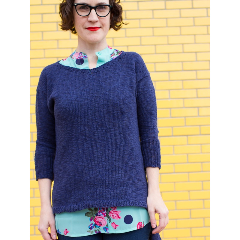 Circadian Pullover Knitting Kit | Juniper Moon Farm Zooey & Knitting Pattern