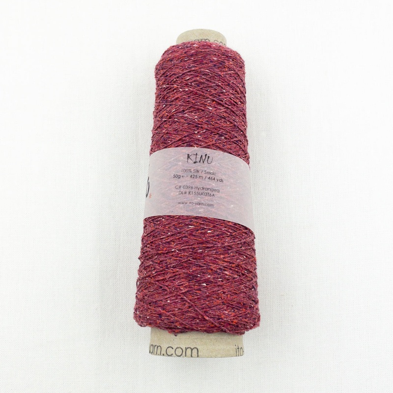 Ito Kinu Silk|Cherry Blossom|Hydrangea|Chili Pepper|Cayenne Red|Persimmon|Vanilla|String|Pool Green|Aqua|Capri Blue|Salvia Blue|Blueberry|Mix Navy|Dark Navy|Violet|White|Angora|Caravan|Dark Brown|Snow Gray|Gray|Black