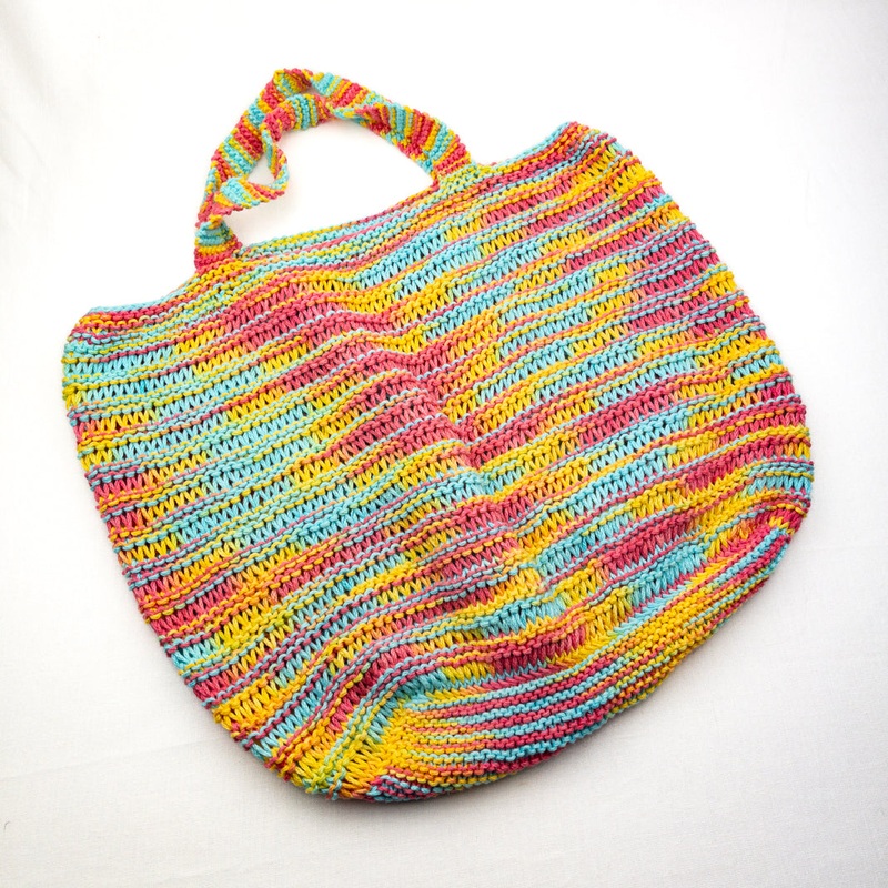 Knit Market Bag Kit | Plymouth Fantasy Naturale & Knitting Pattern (#417)
