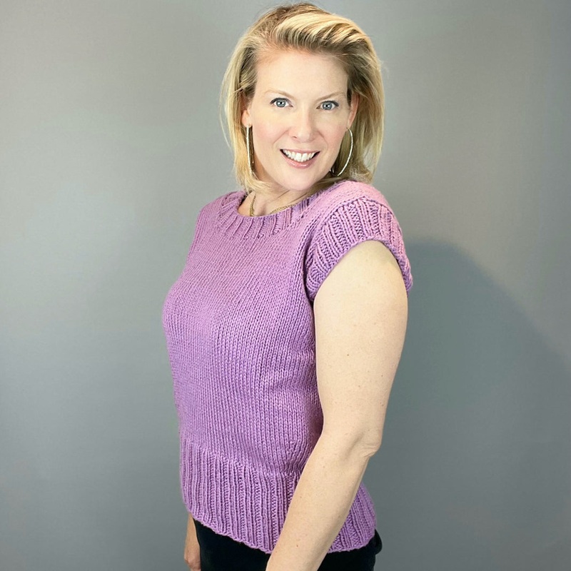 Seven Sisters Top | Blue Sky Fibers Organic Cotton Worsted