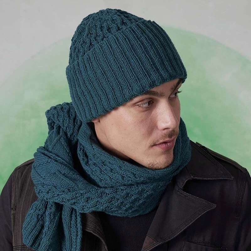 Vincent Hat Knitting Kit | Lang Yarns Cashmere Premium & Knitting Pattern