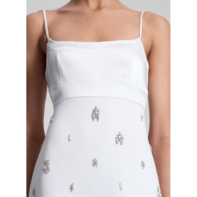 Alana Embellished Midi Dress|White|00|0|2|4|6|8|10|12|14