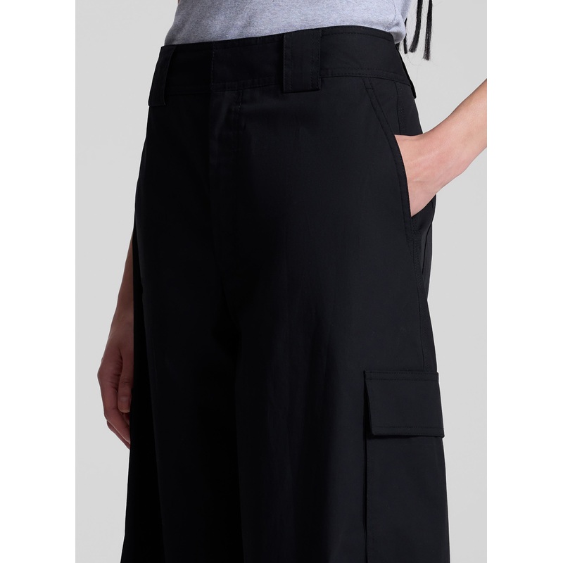 Brie Cotton Cargo Pant|Black|00|0|2|4|6|8|10|12|14