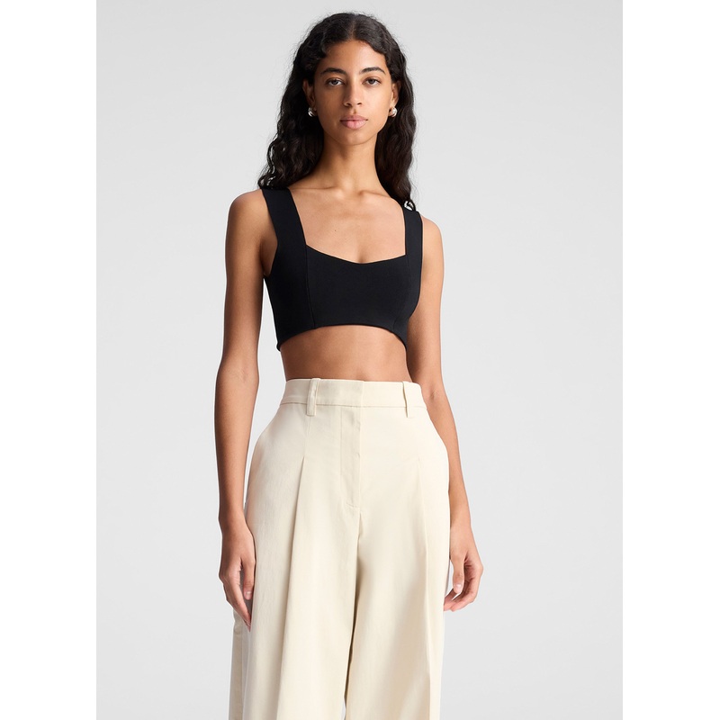 Jordana Compact Knit Bra|Black|XS|S|M|L|XL