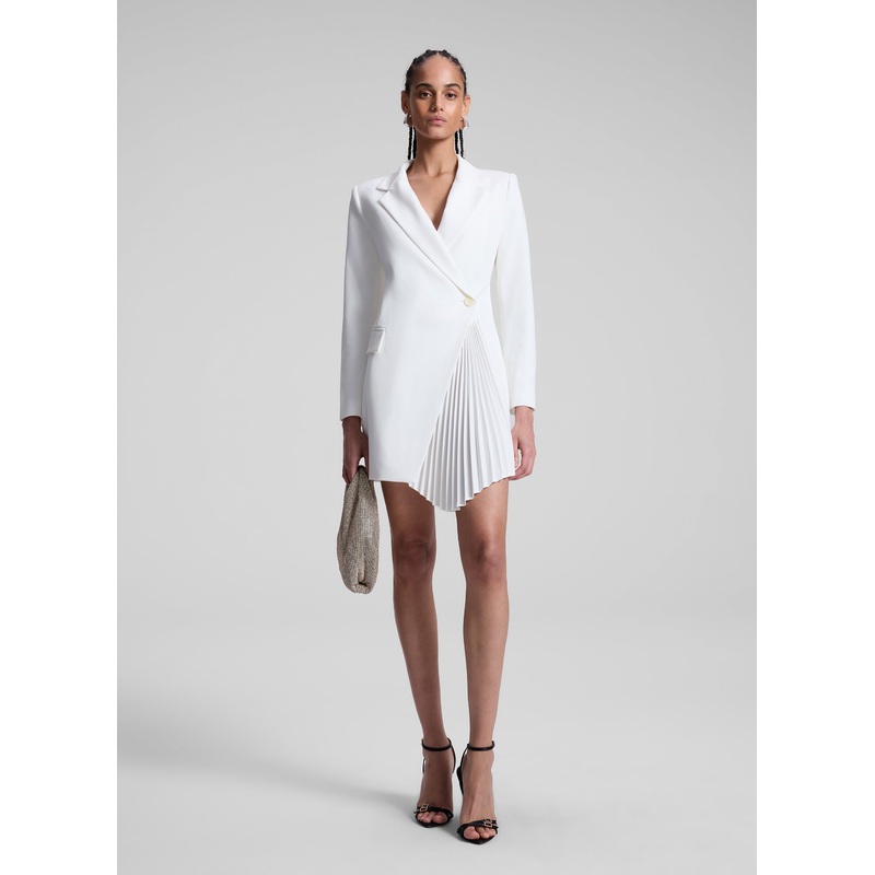 Juliet Pleated Blazer Dress|Daikon|00|0|2|4|6|8|10|12|14
