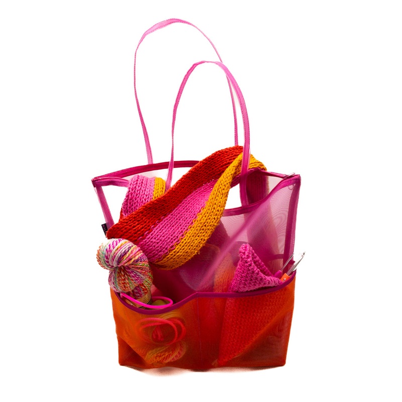 Walker Sam Tote Bag|Orange/Fuschia|Blue/Aqua|Black