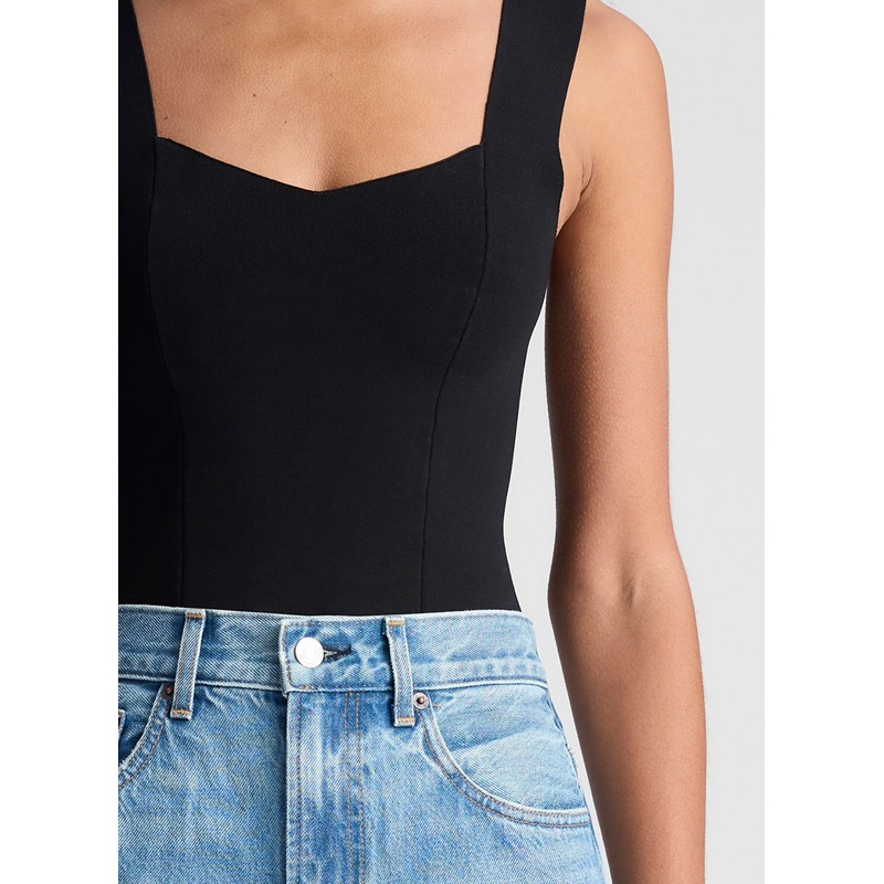 Jordana Compact Knit Top|Black|XS|S|M|L|XL