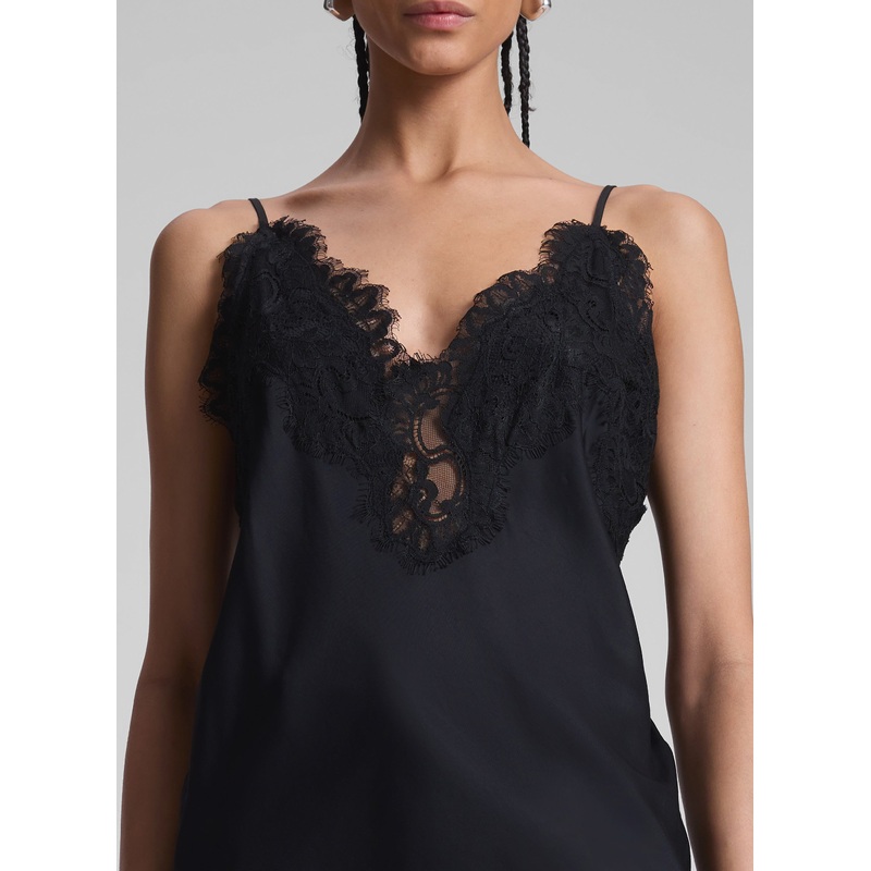 Lennon Satin and Lace Camisole Top