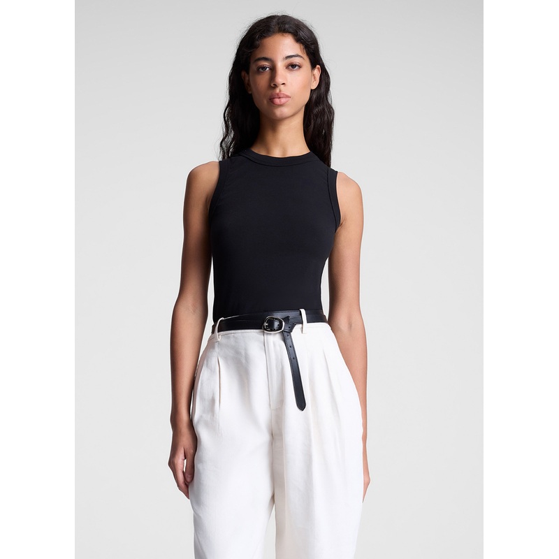 Hadley Cotton Rib Tank|Black|XS|S|M|L|XL