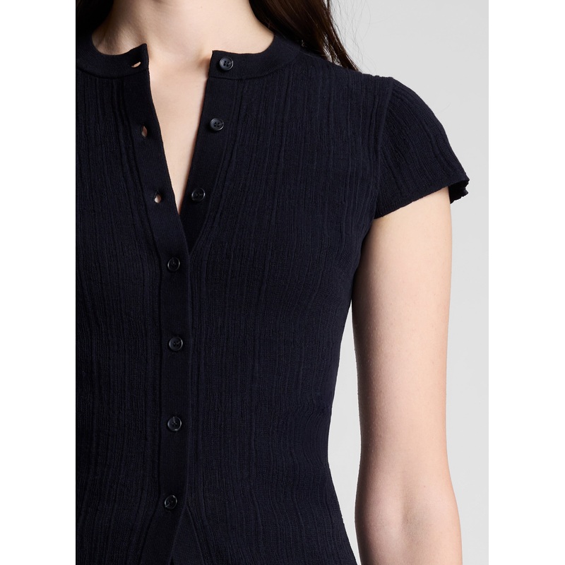 Parker Fine Cotton Cardigan|Black|XS|S|M|L|XL