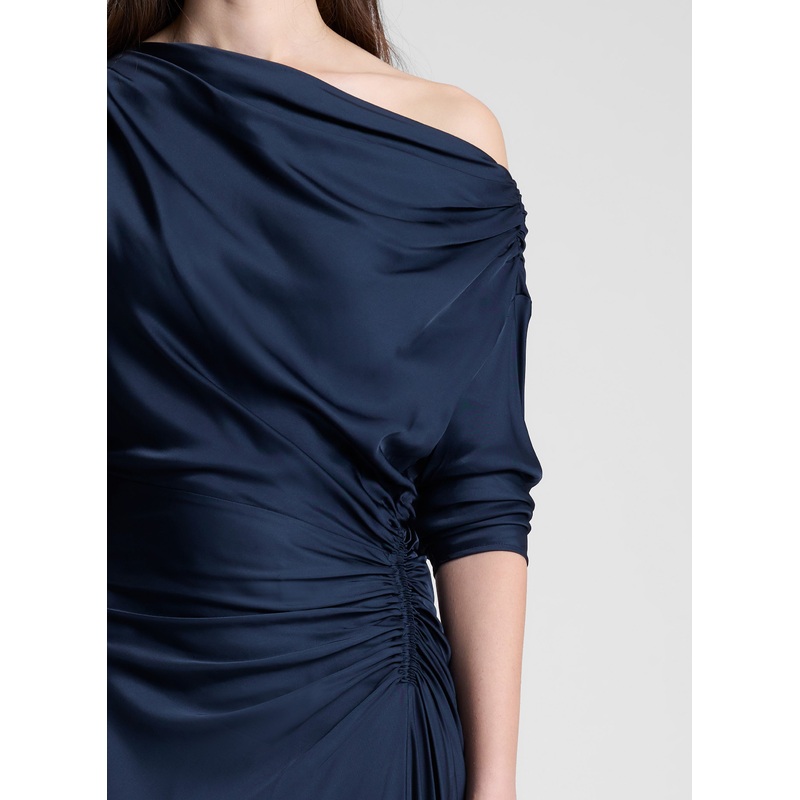 Piper Satin Dress|Dark Sapphire|00|0|2|4|6|8|10|12|14
