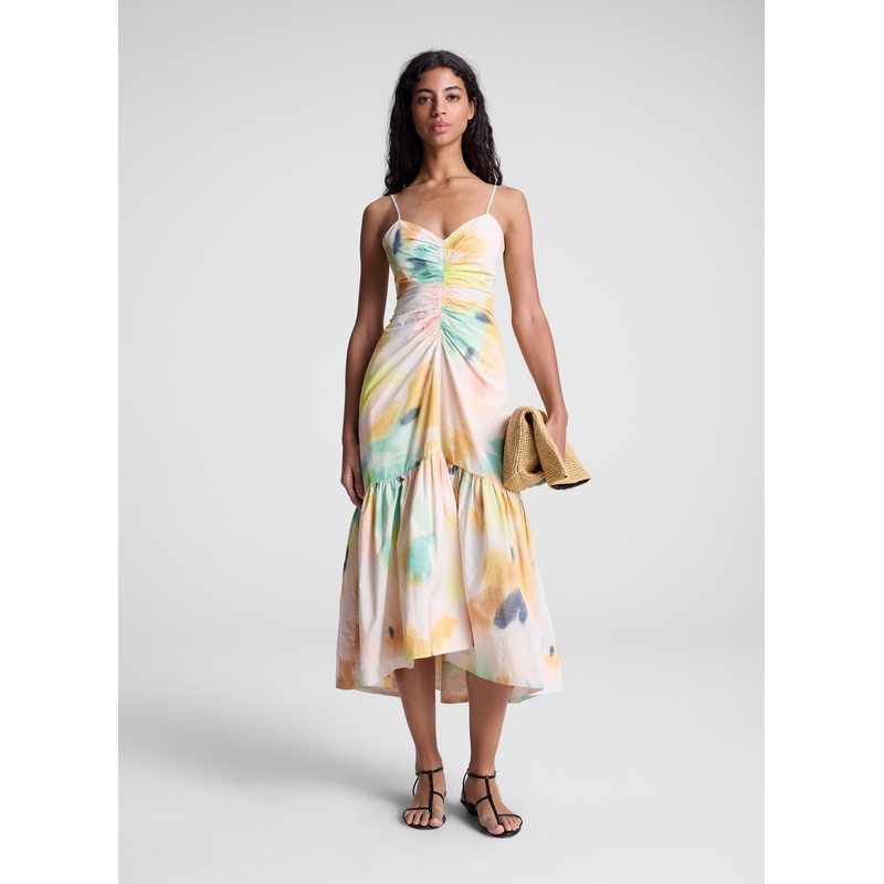 Lindsey Printed Midi Dress|Floral Multi|00|0|2|4|6|8|10|12|14
