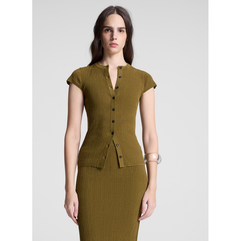 Parker Fine Cotton Cardigan|Hazel|XS|S|M|L|XL