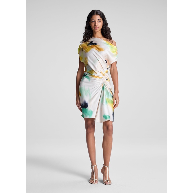 Poppy Satin Mini Dress|Floral Multi|00|0|2|4|6|8|10|12|14