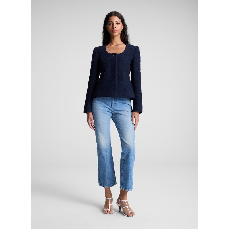 The 009 Cropped Flare Jean|Light Classic Blue|24|25|26|27|28|29|30|31|32