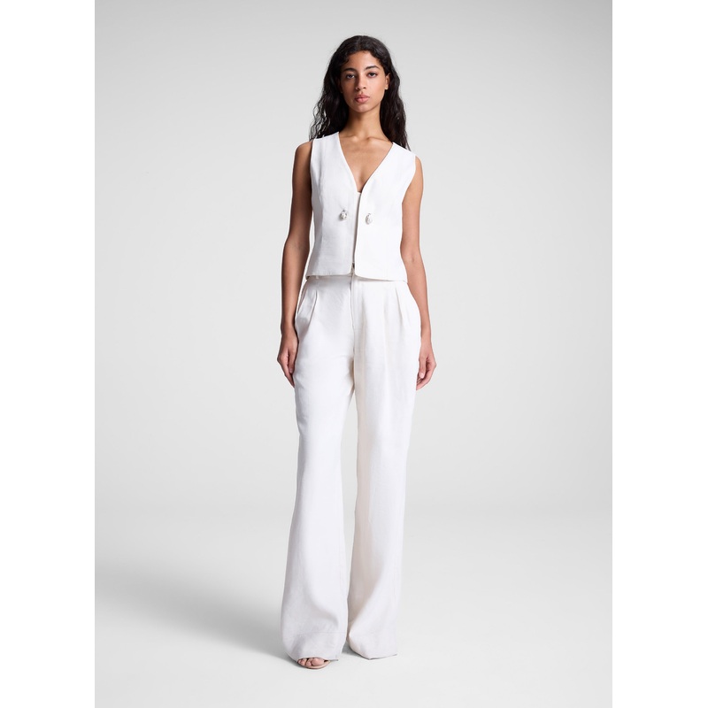 Tommy II Linen Pant|Buttercream|00|0|2|4|6|8|10|12|14