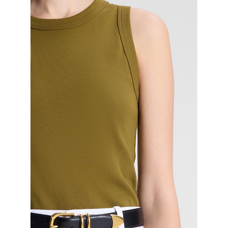 Hadley Cotton Rib Tank|Hazel|XS|S|M|L|XL