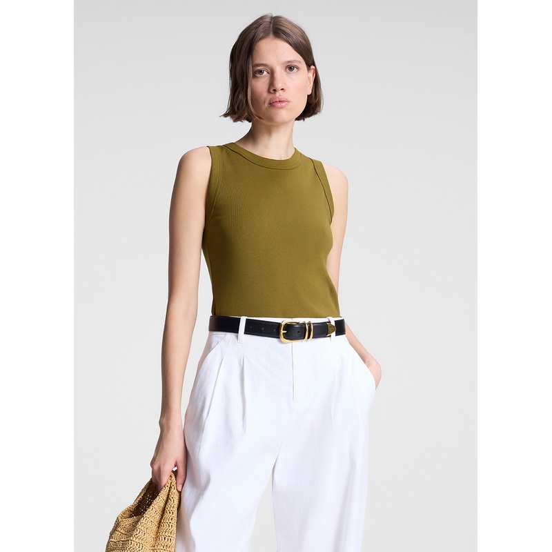 Hadley Cotton Rib Tank|Hazel|XS|S|M|L|XL