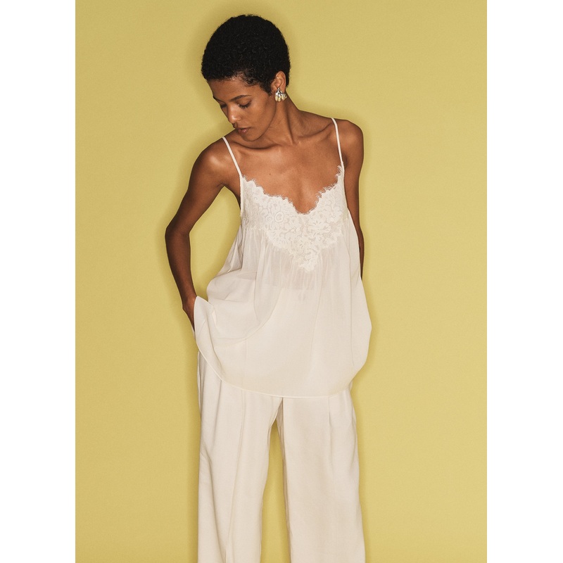 Macy Lace Camisole Top|Cream|XXS|XS|S|M|L|XL