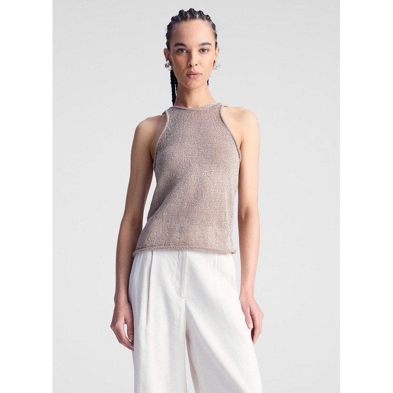 Nelly Open Knit Tank|Sand|XS|S|M|L|XL