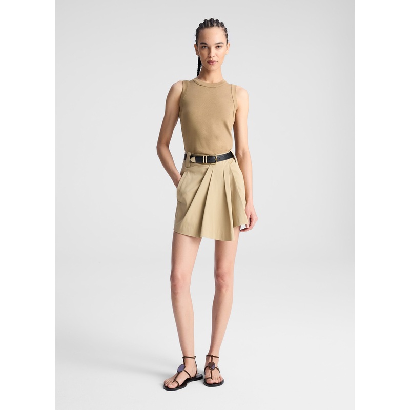 Brody Pleated Skort|Desert Beige|00|0|2|4|6|8|10|12|14