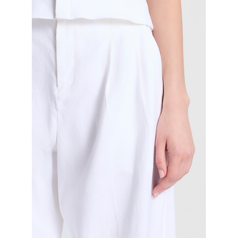 Charles Linen Pant|Ecru|00|0|2|4|6|8|10|12|14