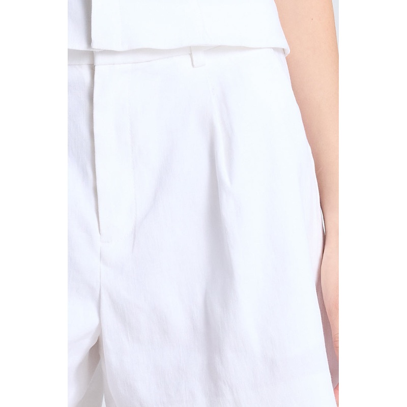 Charles Linen Short|Ecru|00|0|2|4|6|8|10|12|14
