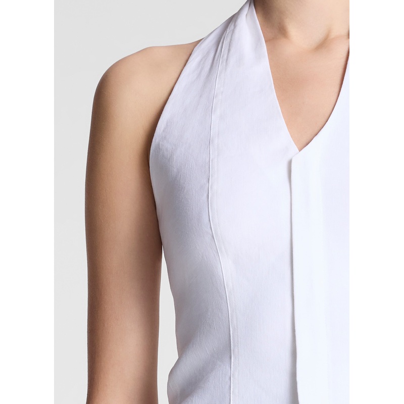 Cora Linen Top|Ecru|00|0|2|4|6|8|10|12|14