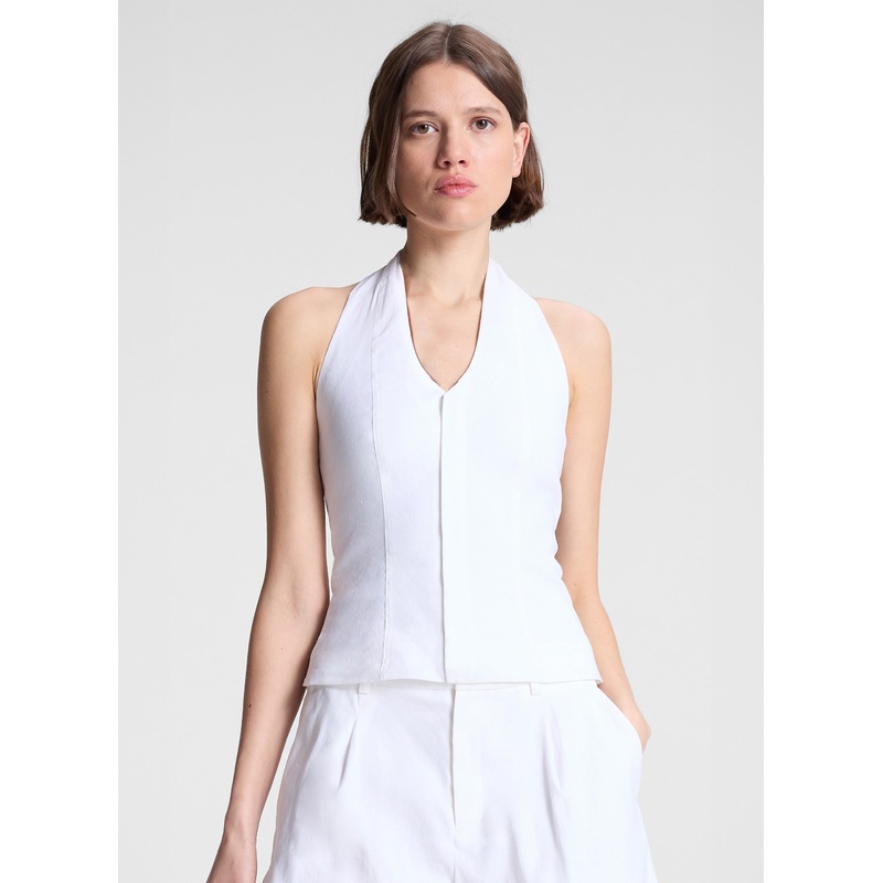 Avery Cotton Rib Baby Tee|Opal|XS|S|M|L|XL