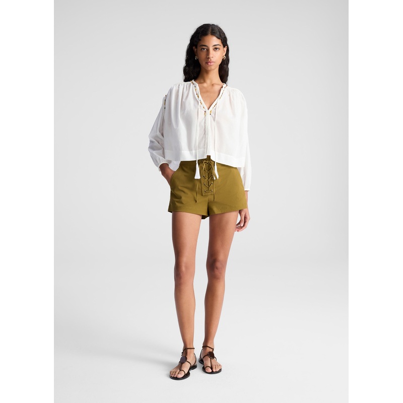 Leon Lace Up Short|Hazel|00|0|2|4|6|8|10|12|14