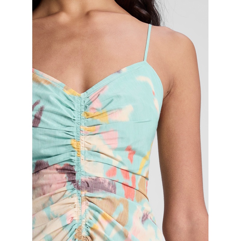 Lindsey Printed Midi Dress|Mint Multi|00|0|2|4|6|8|10|12|14