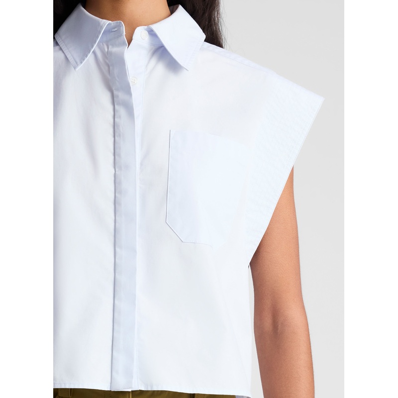 Monte Cotton Shirt|Acqua|XS|S|M|L|XL