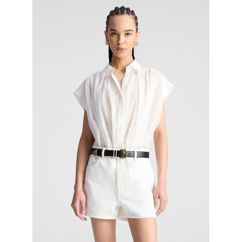 Nessa Cotton Shirt|White|XS|S|M|L|XL