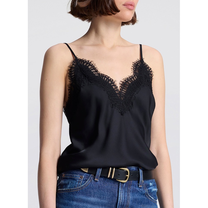 Presley Satin and Lace Camisole Top