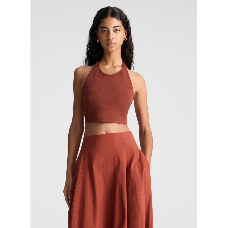 Rory Compact Knit Top|Deep Sequoia|XS|S|M|L|XL