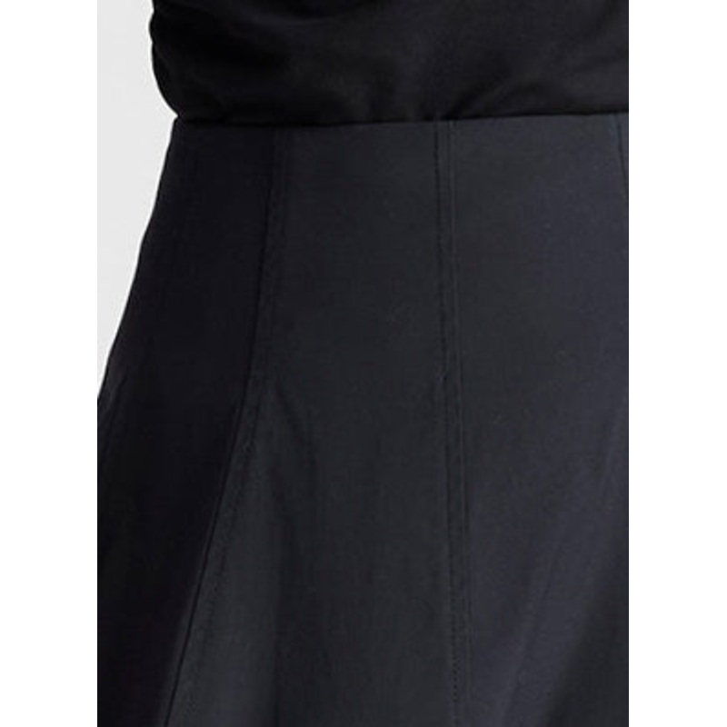 Veda Stretch Cotton Midi Skirt