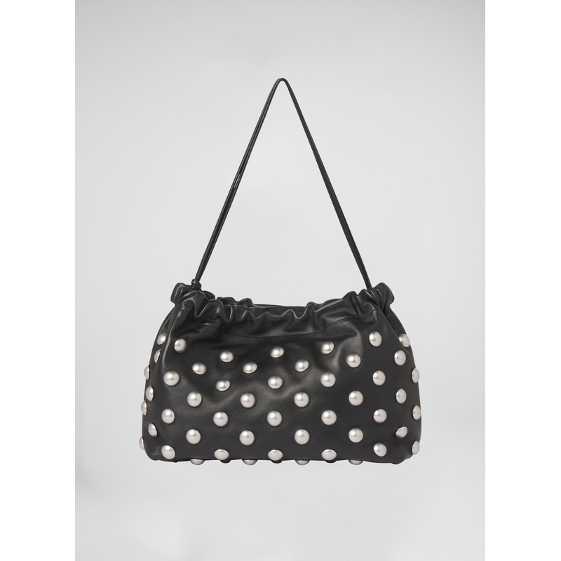 Arlo Studded Leather Bag|Black|OS