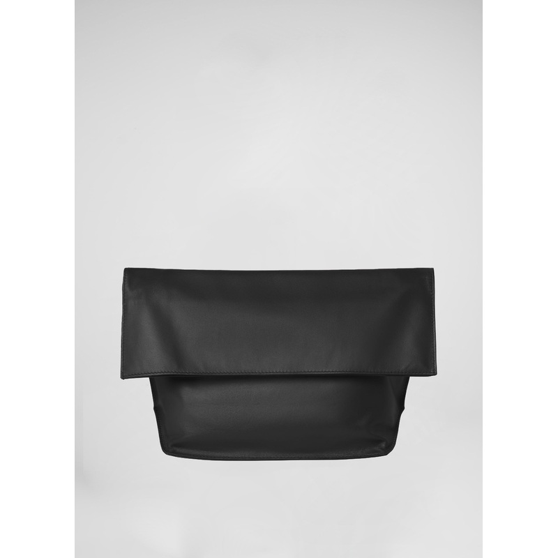 Finn Leather Clutch Bag|Black|OS