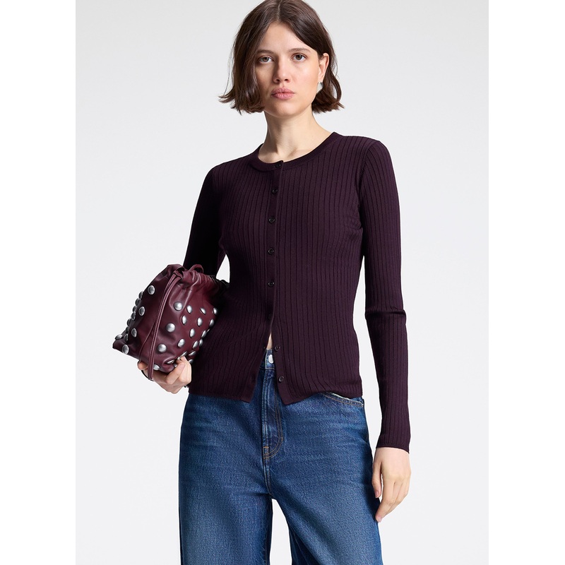 Fisher Fine Merino Knit Cardigan