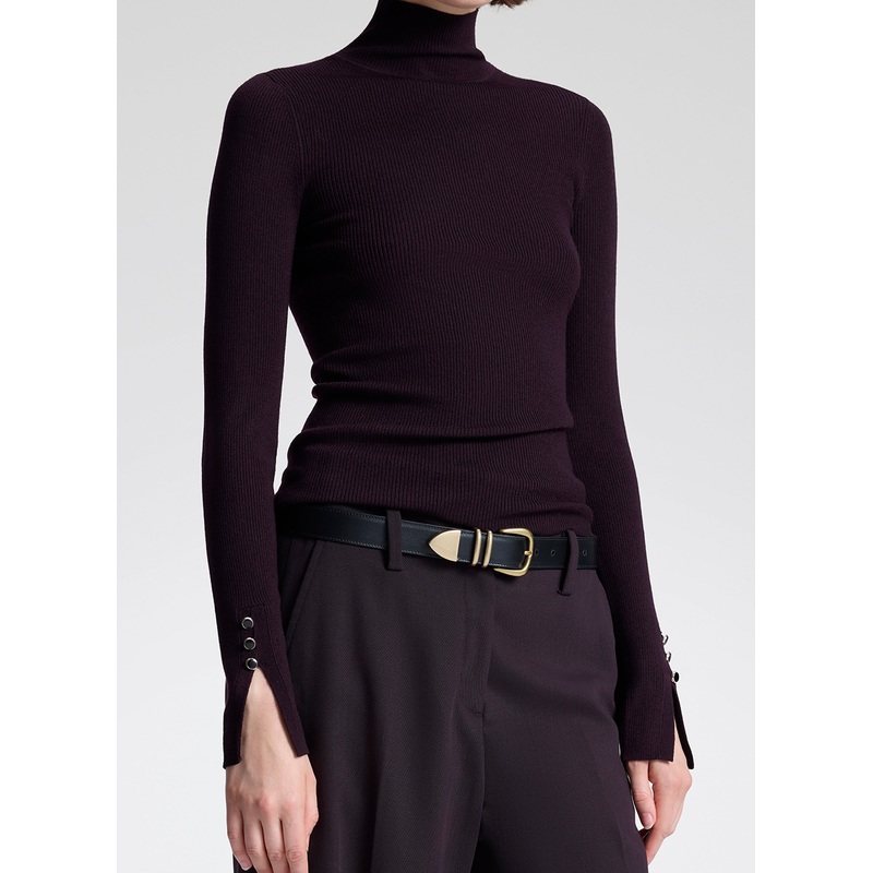 Jett Knit Merino Turtleneck Top