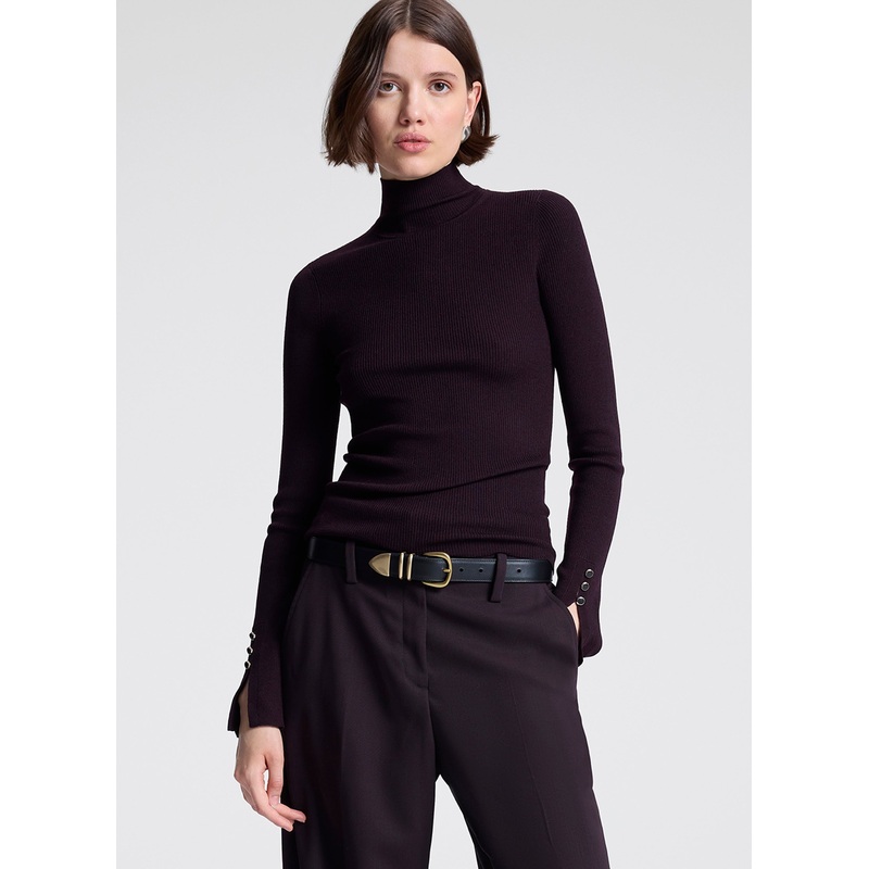 Jett Knit Merino Turtleneck Top