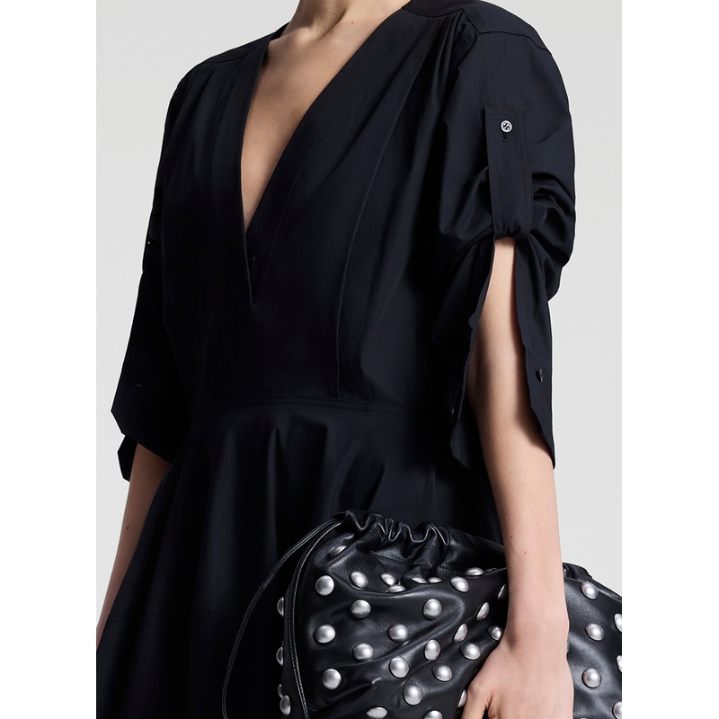 Jordan Stretch Cotton Midi Dress