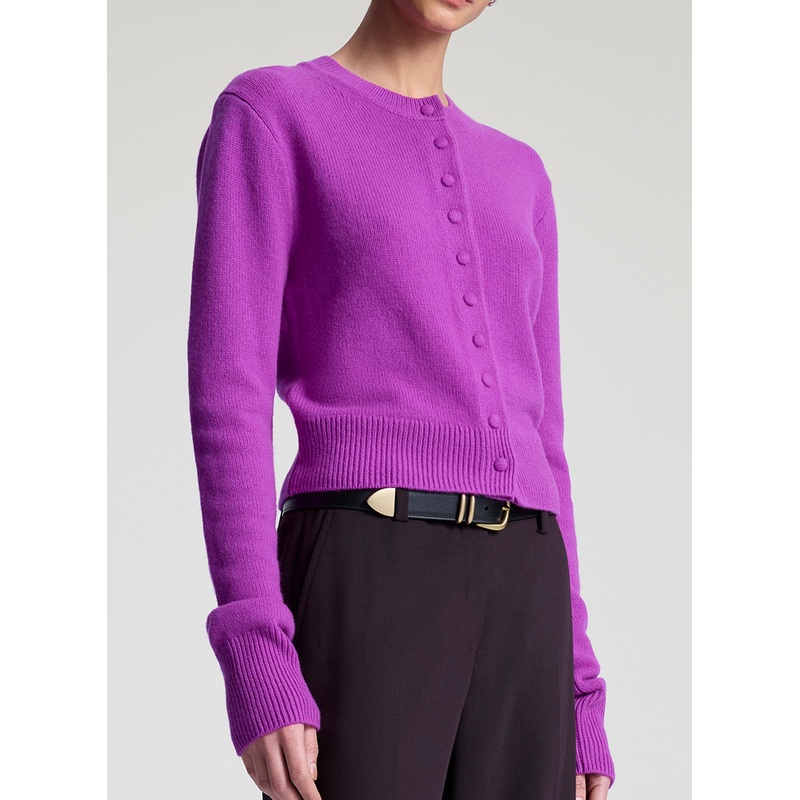 Skyler Cashmere Cardigan|Fuchsia|XS|S|M|L|XL
